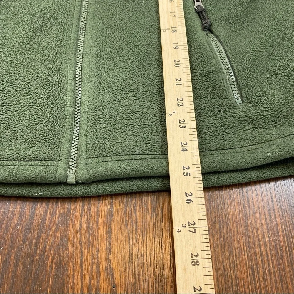 L.L. Bean Men’s Green‎ Fleece Full-Zip Functional Comfortable Classic Vest